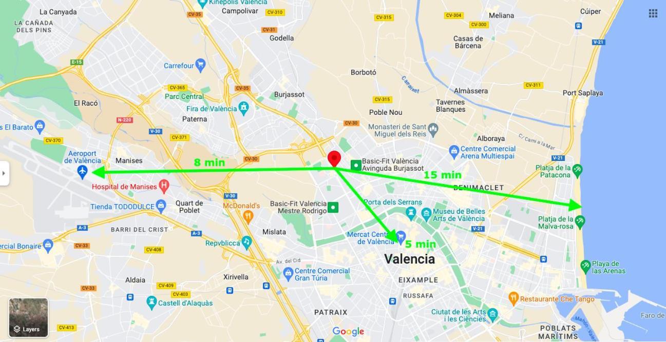 The Great Valencia Stay Eksteriør bilde